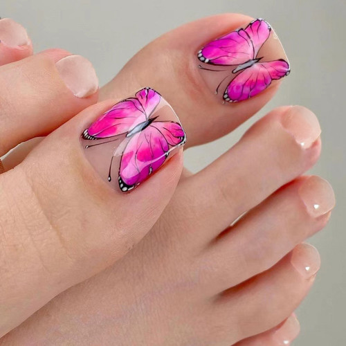 Fashion Nail Beauty Nail Patch Foots Press on Nail