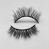 faux mink false eyelashes natural soft three-dimensional multi-layer curled chemical fiber false eyelashes