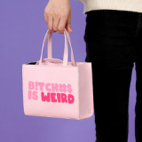 New Arrival Fashion Printed Letter Logo Vegan Leather Square Bags Women Handbags Ladies Custom Tote Bag Purses and Handbags