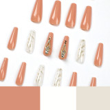 Wearing fashion brand flash wholesale press on nail beauty nail patch