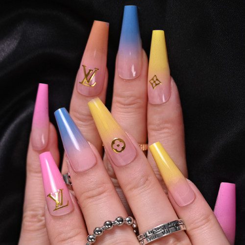 Wearing fashion brand flash wholesale press on nail beauty nail patch