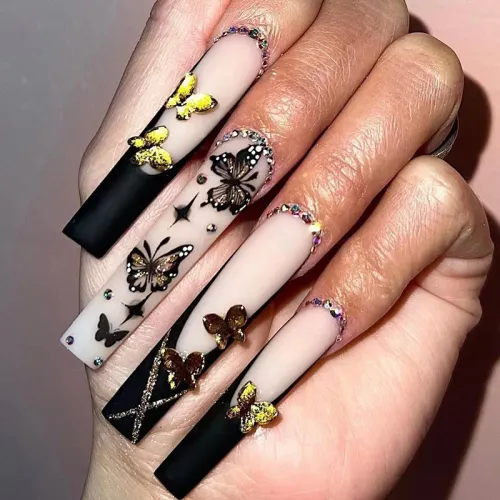 Wearing fashion brand flash wholesale press on nail beauty nail patch