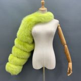 Luxury special supply spot popularity new REAL fox fur sleeve fur coat source manufacturer