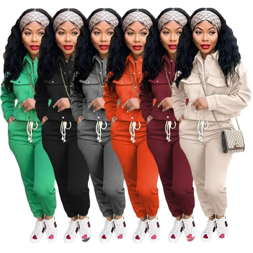 New New Women Two Pieces Sets Bodysuits Tracksuits