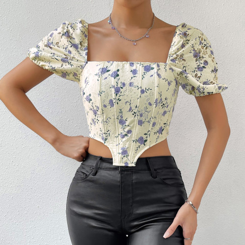 Women Girl Fashion Top Tops