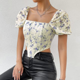 Women Girl Fashion Top Tops