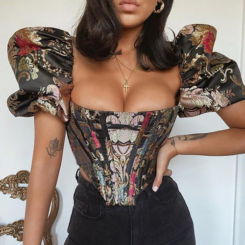 Women Girl Fashion Top Tops