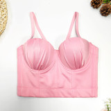 Unique small vest women's suit with bottom coat sexy style bra Top Tops