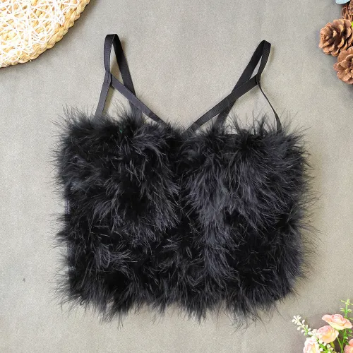 suspender top nightclub sexy bra stage style short bras Top Tops