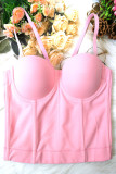 Unique small vest women's suit with bottom coat sexy style bra Top Tops