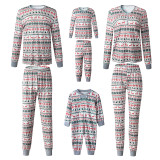Merry Christmas Family Matching Outfits Santa Tree Printed Family Pajamas Set Parent-child Mom Mum & Baby Pajama Set Family Look