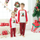 Family Matching Pajamas Set Father Mother Son Daughter Clothes Cartoon Printed Christmas Adult Kids Homewear Suit Baby Romper