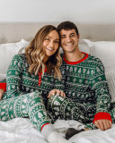 Christmas Tree Family Matching Clothes Pajamas Mommy Daughter Daddy Son Baby Clothing Splicing Family Clothes New Year
