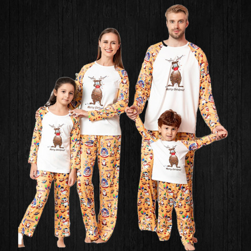 Christmas Family Pajamas Sets Father Mother Children & Baby's Matching Sleepwear Mommy and Me Xmas Clothes Plaid Christmas