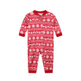 2023 Christmas Father Mother Children & Baby's Matching Sleepwear Family Pajamas Set Deer  Mommy and Me Clothes Tops+Pants