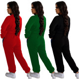 YD8676 Women's Wear New Fashion Leisure Multi color Collar Denim Two piece sets