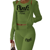 Fashion Women's Wear Autumn and Winter New Casual Letter Printing two pieces sets suits