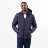 Plus size Winter down jacket New light cotton coat Men's warm cotton jacket Removable hat bubble coat