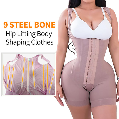 new one-piece body shaping clothes belly closing hip lifting corset for women 001