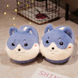 Cartoon rabbit hair all inclusive home cotton shoes, outdoor bread shoes, winter warm home lovers, wool shoes, cotton slippers
