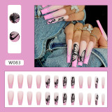 Naixi Nails OEM Ballerina press on Nails Leopard Pearl press on Nails artificial fingernails Art
