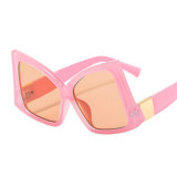 9564 ins fashion Large frame sunglasses women butterfly cat eye  sun glasses trendy sunglasses custom