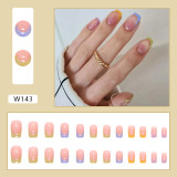 Naixi Nails OEM Ballerina press on Nails Leopard Pearl press on Nails artificial fingernails Art