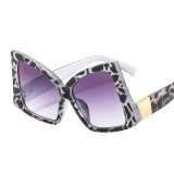 9564 ins fashion Large frame sunglasses women butterfly cat eye  sun glasses trendy sunglasses custom