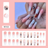 Naixi Nails OEM Ballerina press on Nails Leopard Pearl press on Nails artificial fingernails Art