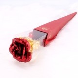 New Product Ideas Valentine's Day 24K Gold Galaxy Rose Flower with Gift Box