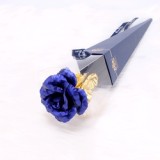 New Product Ideas Valentine's Day 24K Gold Galaxy Rose Flower with Gift Box