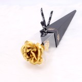 New Product Ideas Valentine's Day 24K Gold Galaxy Rose Flower with Gift Box