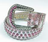 new model hot sale luxury designer rhinestone belts casual elegant crystal belt with boxes