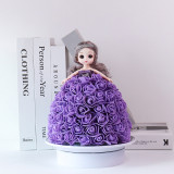 new personality doll Valentines gift  22cm PE rose princess series foam flower doll
