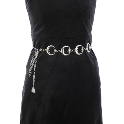 punk waist chain new lady moon star waist chain directly supplied by the manufacturer