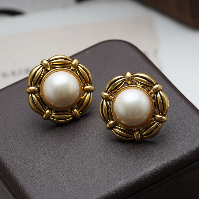 Natural earrings women's light luxury ins fashion earrings ring high quality earring
