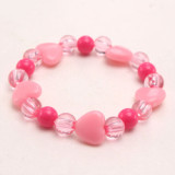 Jewelry Wristbands Party Decor Children Girls Charm Bracelet Kids Cute Colorful Plastic Bead Bracelets