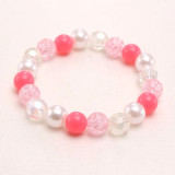 Jewelry Wristbands Party Decor Children Girls Charm Bracelet Kids Cute Colorful Plastic Bead Bracelets