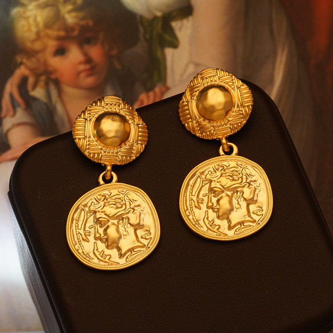 Natural earrings women's light luxury ins fashion earrings ring high quality earring