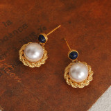 Natural earrings women's light luxury ins fashion earrings ring high quality earring