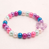 Jewelry Wristbands Party Decor Children Girls Charm Bracelet Kids Cute Colorful Plastic Bead Bracelets