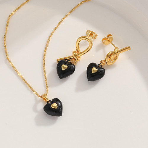 Natural earrings women's light luxury ins fashion earrings ring high quality earring