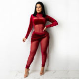 women high quality two pieces sets bodysuits