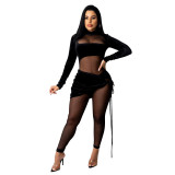 women high quality two pieces sets bodysuits