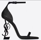 fashion letter heels black super high heels thin heels female women