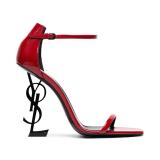 fashion letter heels black super high heels thin heels female women