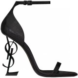 fashion letter heels black super high heels thin heels female women