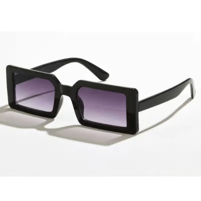 Custom Wholesale Retro Brand Designer Female Cheap Women Small Pink Square Rectangle small rimless Sun glasses lentes de sol