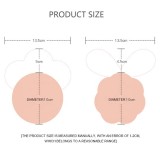Ladies Plus Size Different Sizes Flower And Round Strapless And Backless Silicone Invisible Seamless Bra