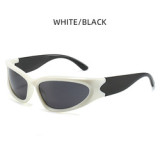 2023 Hot selling Steampunk Sunglasses Women Mirror Sports Y2K Sun Glasses Men UV400 Shades Colorful Fashion Eyewear Gafas De Sol